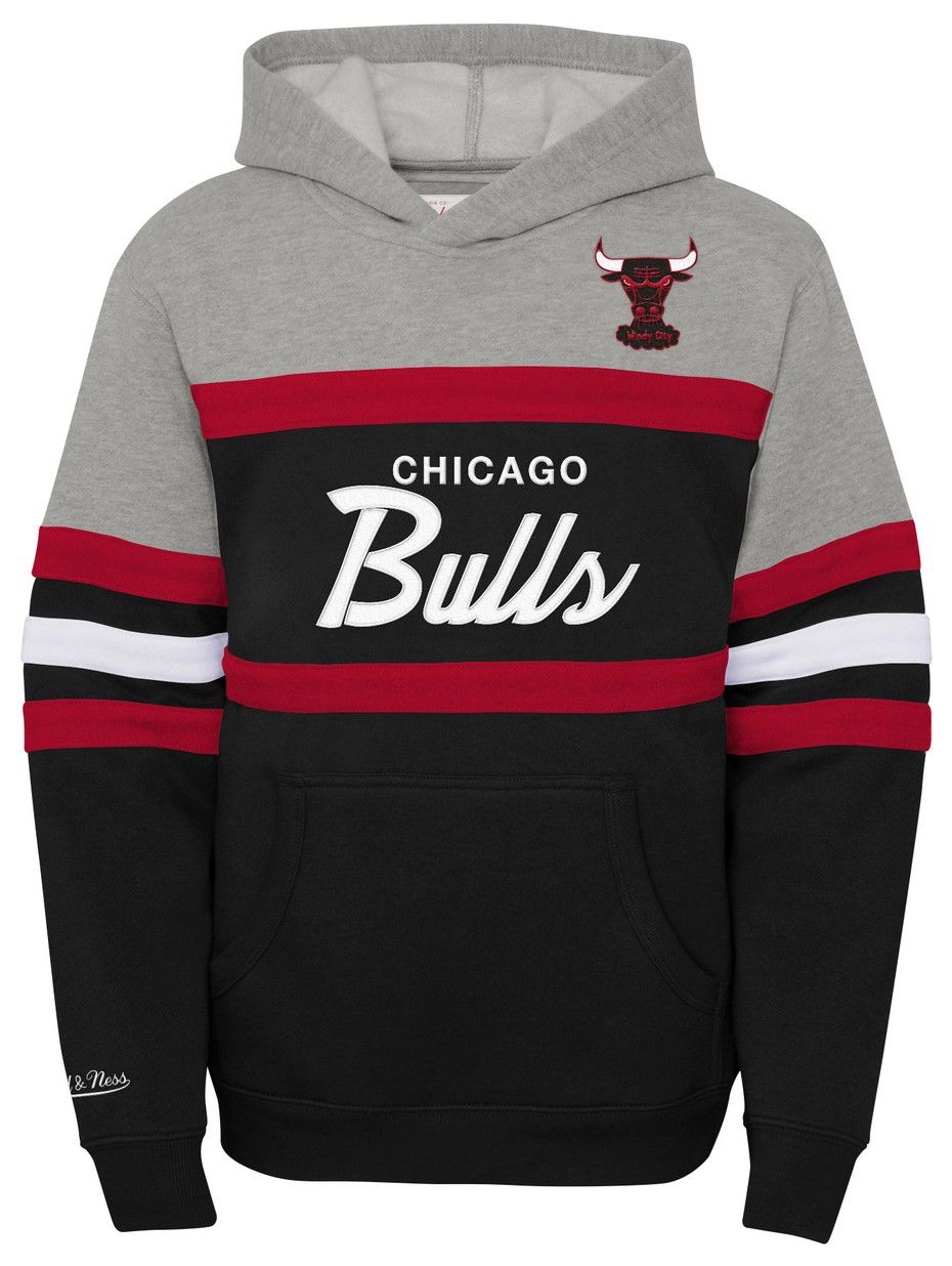 Mitchell & Ness Youth Chicago Bulls Black Head Coach Pullover Hoodie product image