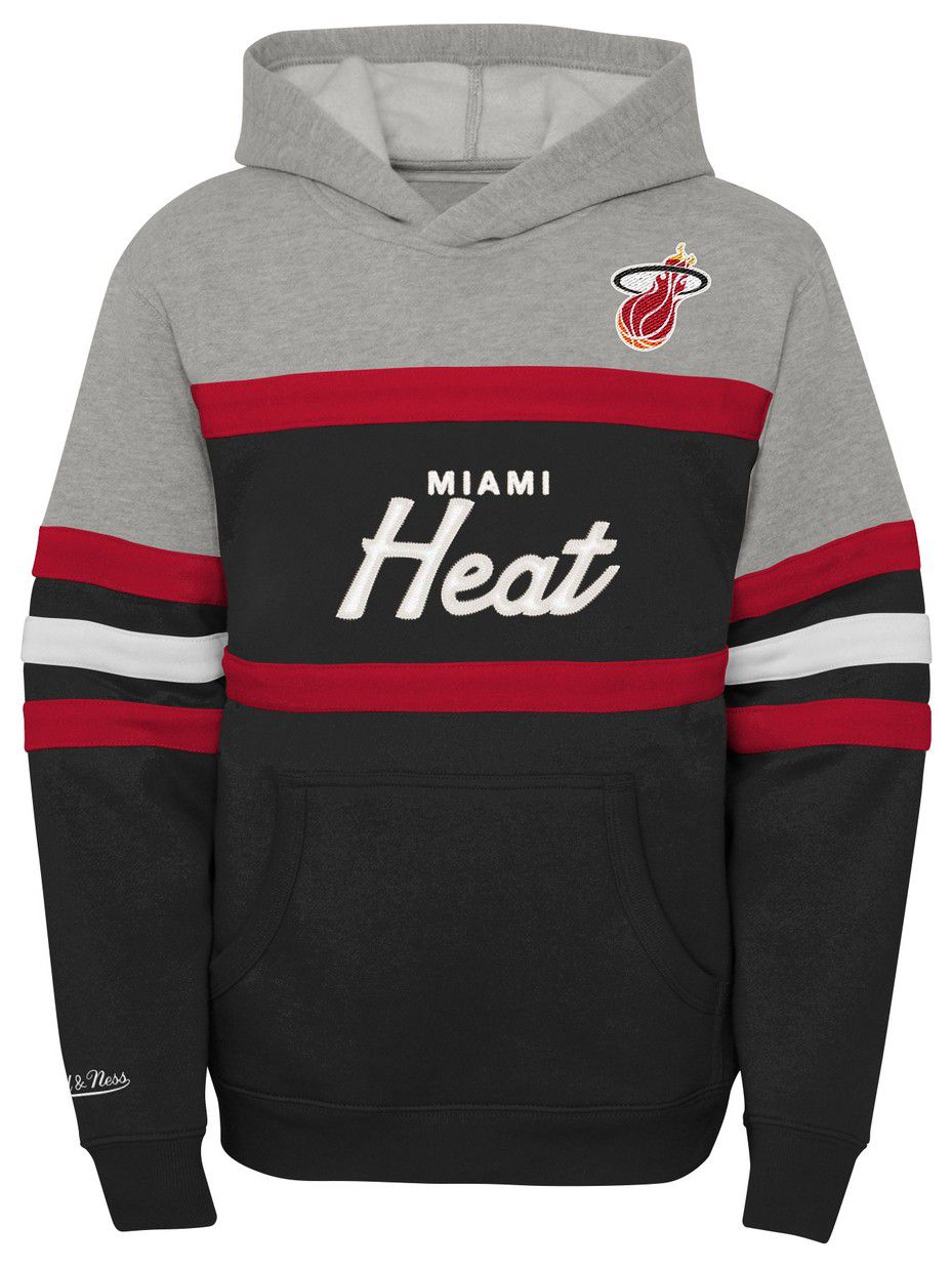 Mitchell & Ness Youth Miami Heat Black Head Coach Pullover Hoodie product image