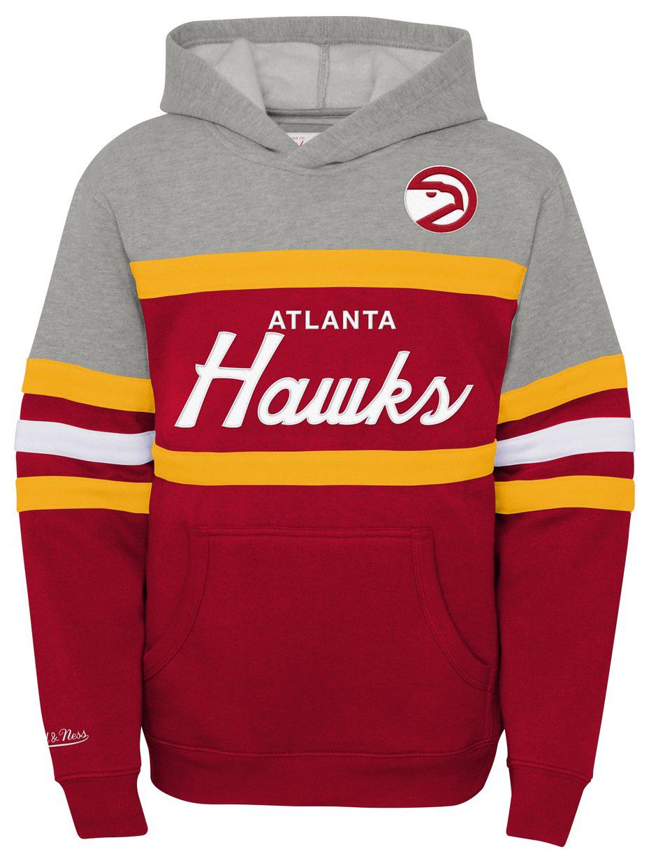 Mitchell & Ness Youth Atlanta Hawks Red Head Coach Pullover Hoodie product image