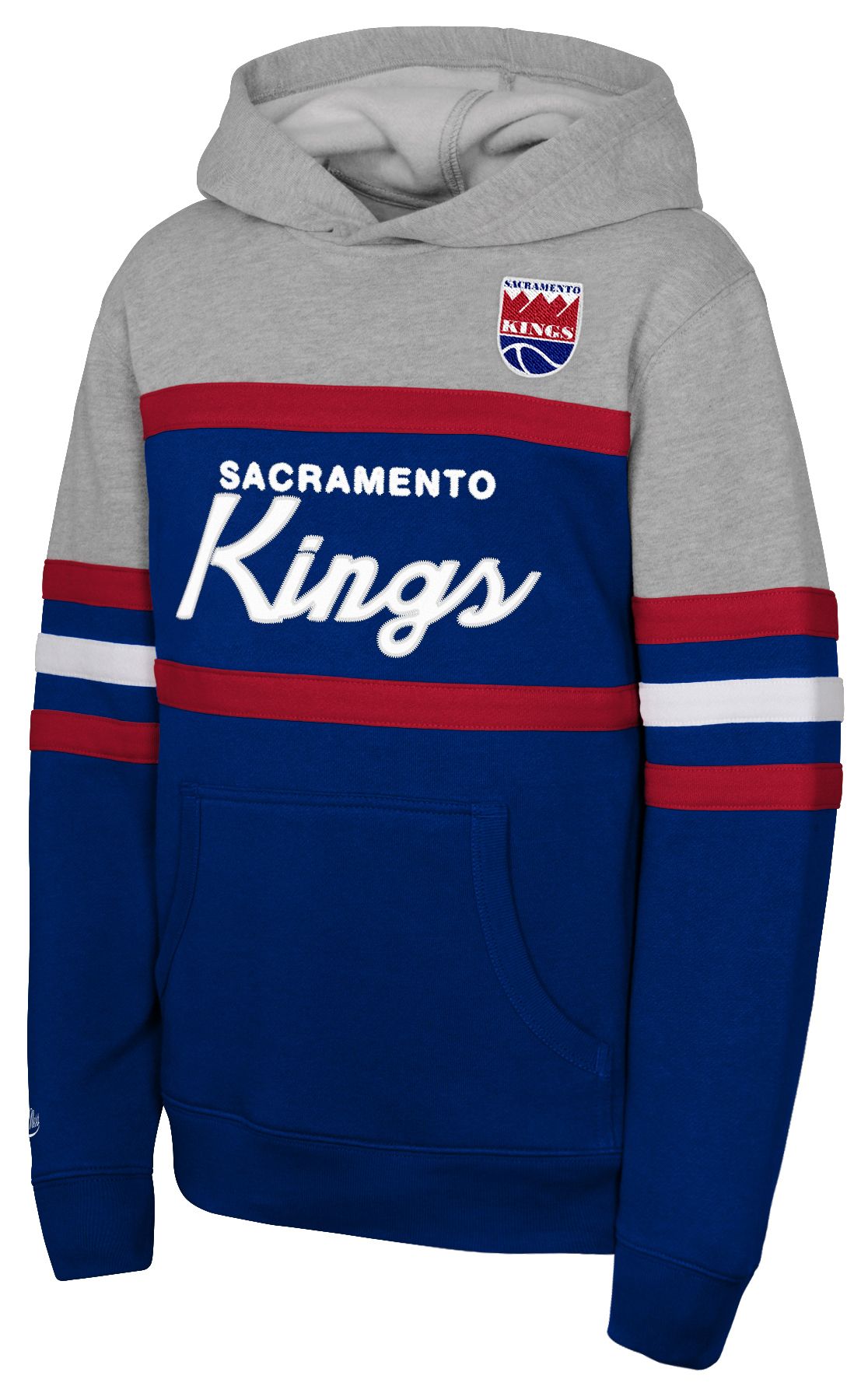 Mitchell & Ness Youth Sacramento Kings Black Head Coach Pullover Hoodie product image