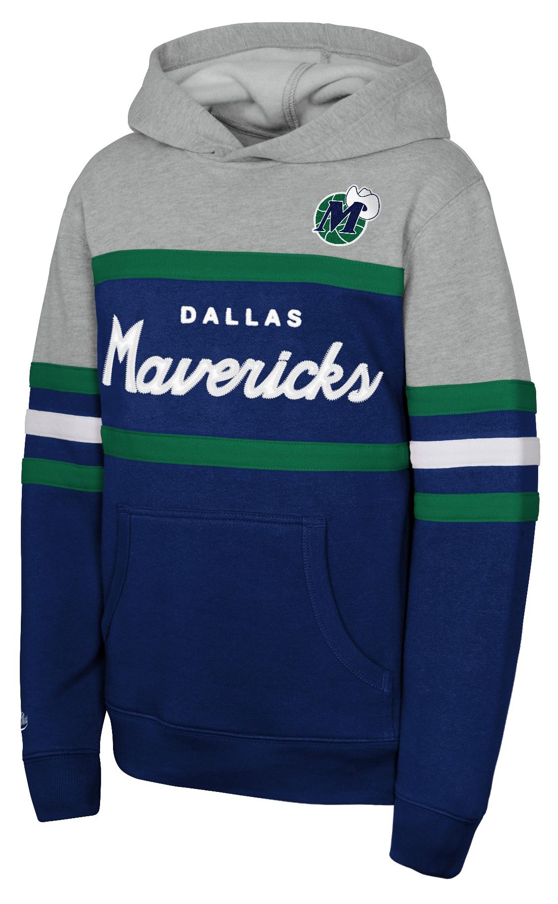 Mitchell & Ness Youth Dallas Mavericks Navy Head Coach Pullover Hoodie product image