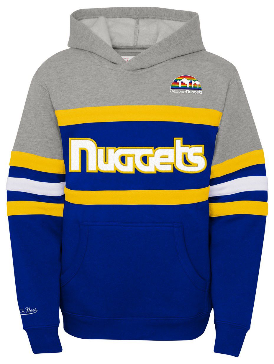 Mitchell & Ness Youth Denver Nuggets Blue Head Coach Pullover Hoodie product image
