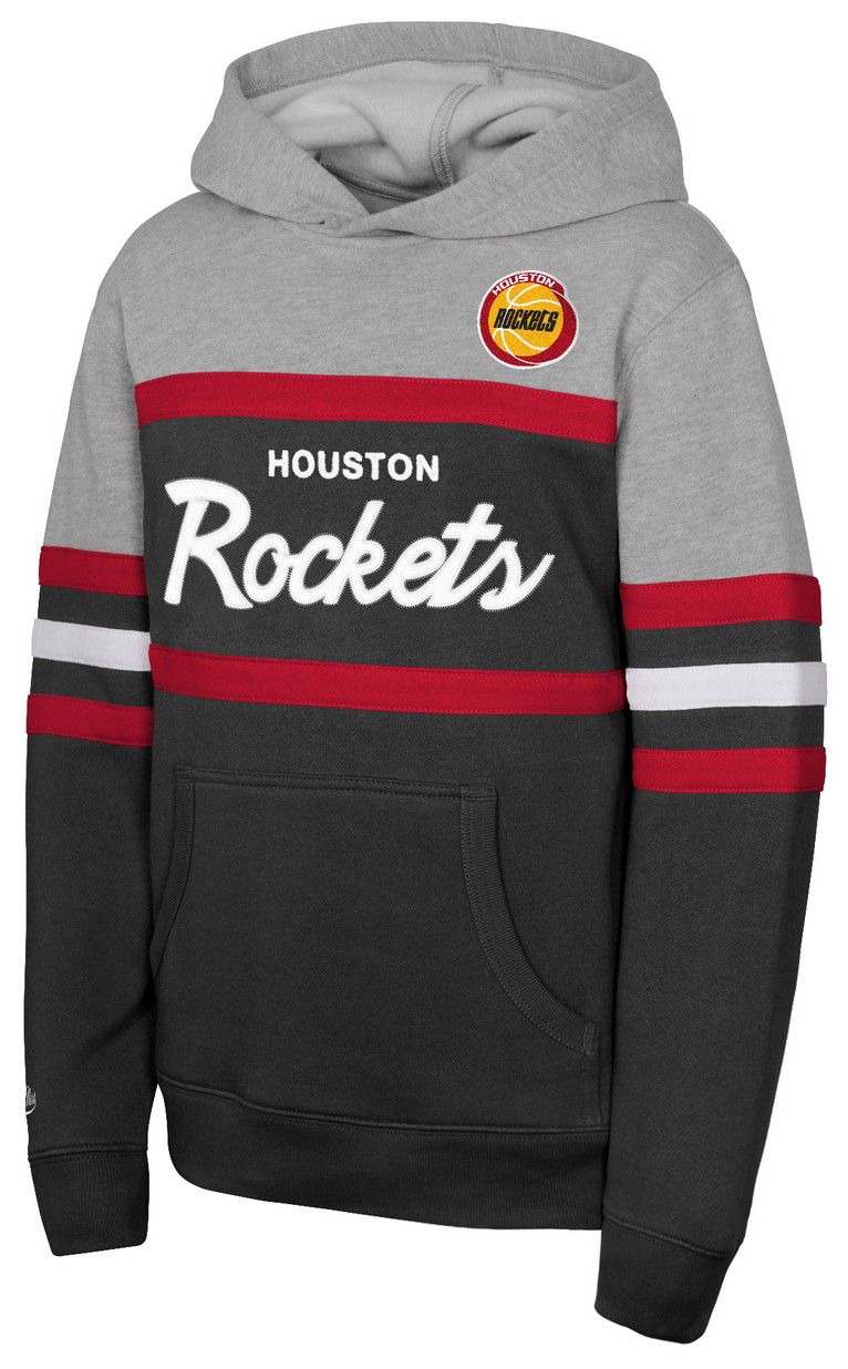 Mitchell & Ness Youth Houston Rockets Black Head Coach Pullover Hoodie product image