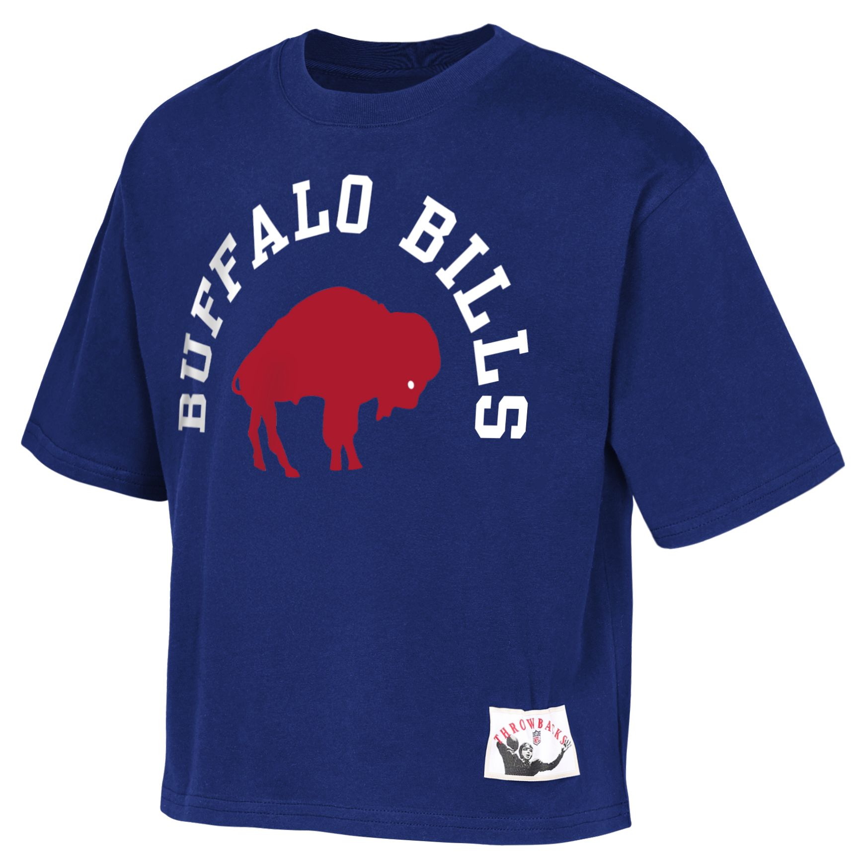 Mitchell & Ness Girls' Buffalo Bills Blue Oversized Short Sleeve T-Shirt product image
