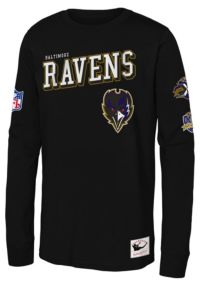 Mitchell & Ness Youth Baltimore Ravens Black Training Camp Long