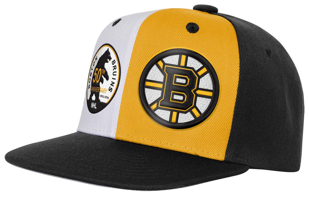 Mitchell & Ness Youth Boston Bruins Black Duo Front Hat product image