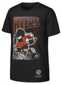 Mitchell & Ness Youth Philadelphia Flyers Black 90's Kid Character