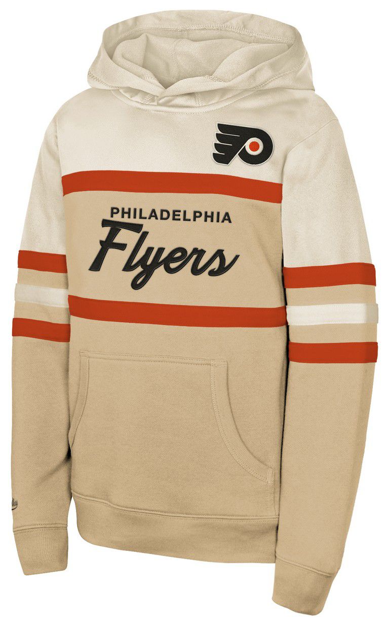 Mitchell & Ness Youth Philadelphia Flyers Cream Head Coach Hoodie product image