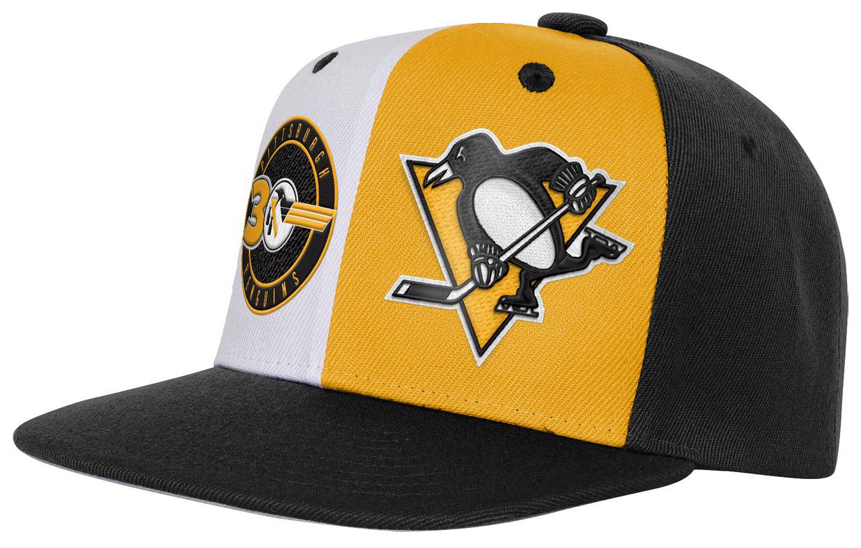 Mitchell & Ness Youth Pittsburgh Penguins Black Duo Front Hat product image