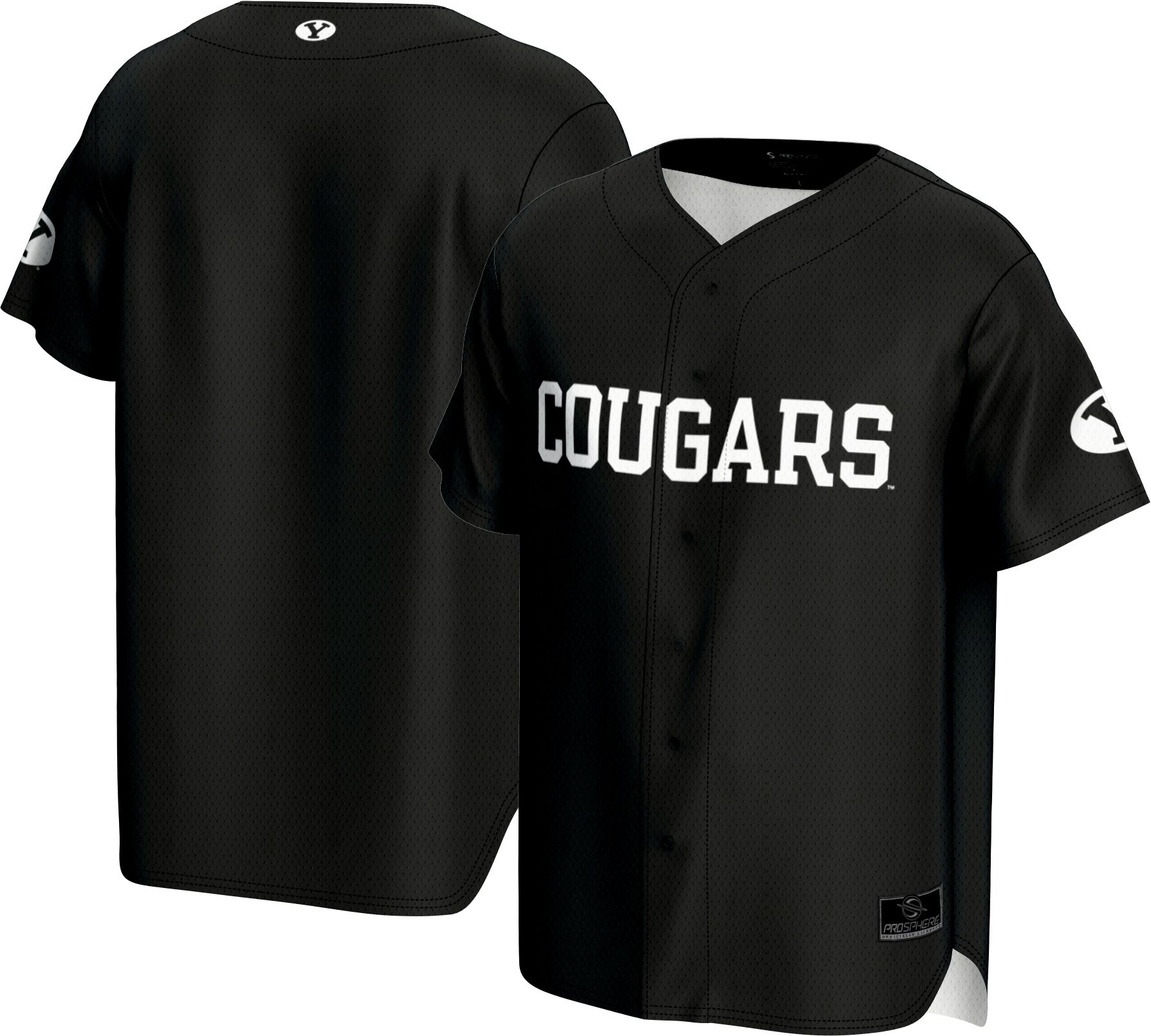 ProSphere Adult BYU Cougars Black Baseball Jersey product image