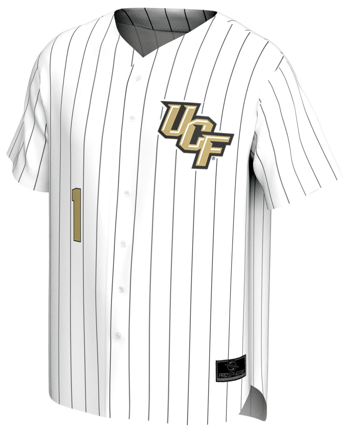 ProSphere Men's UCF Knights White Pinstripe Baseball Jersey product image
