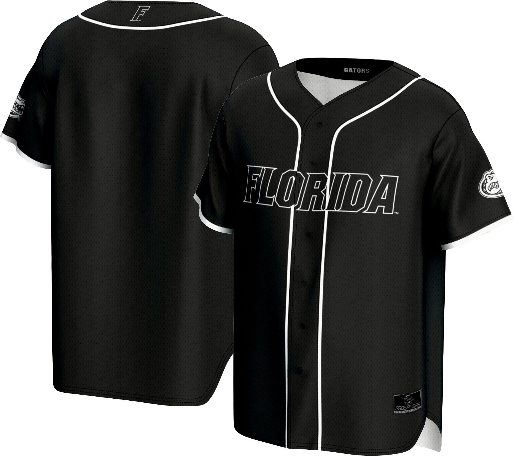 ProSphere Adult Florida Gators Black Baseball Jersey product image