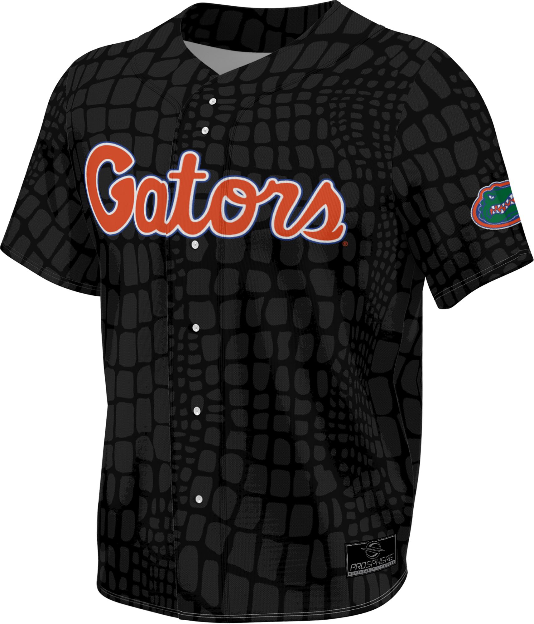ProSphere Men's Florida Gators Black Baseball Jersey product image