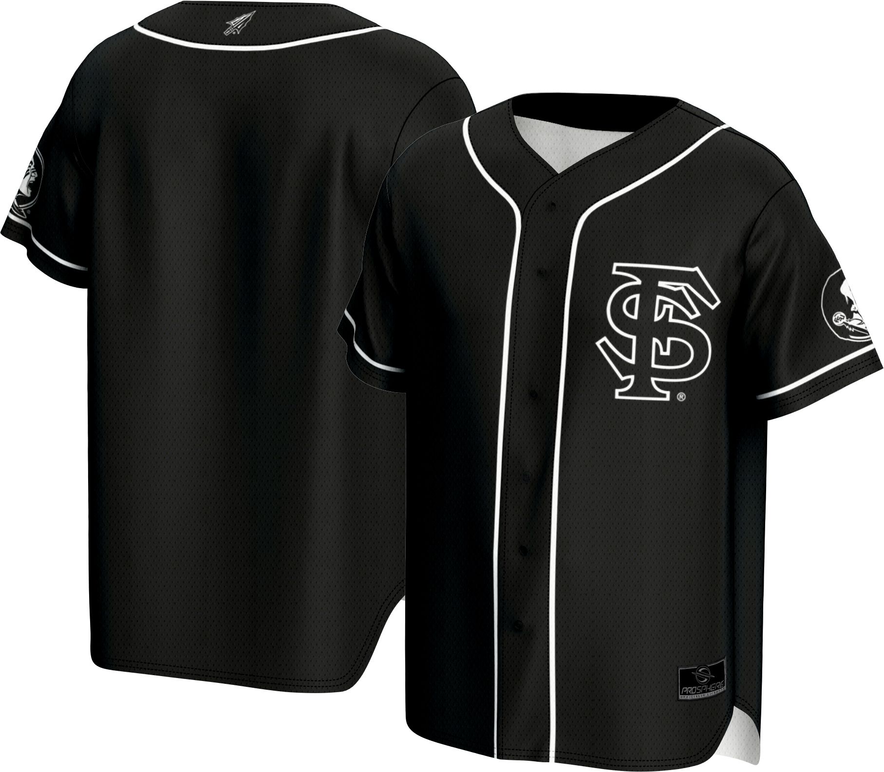 ProSphere Adult Florida State Seminoles Black Baseball Jersey product image