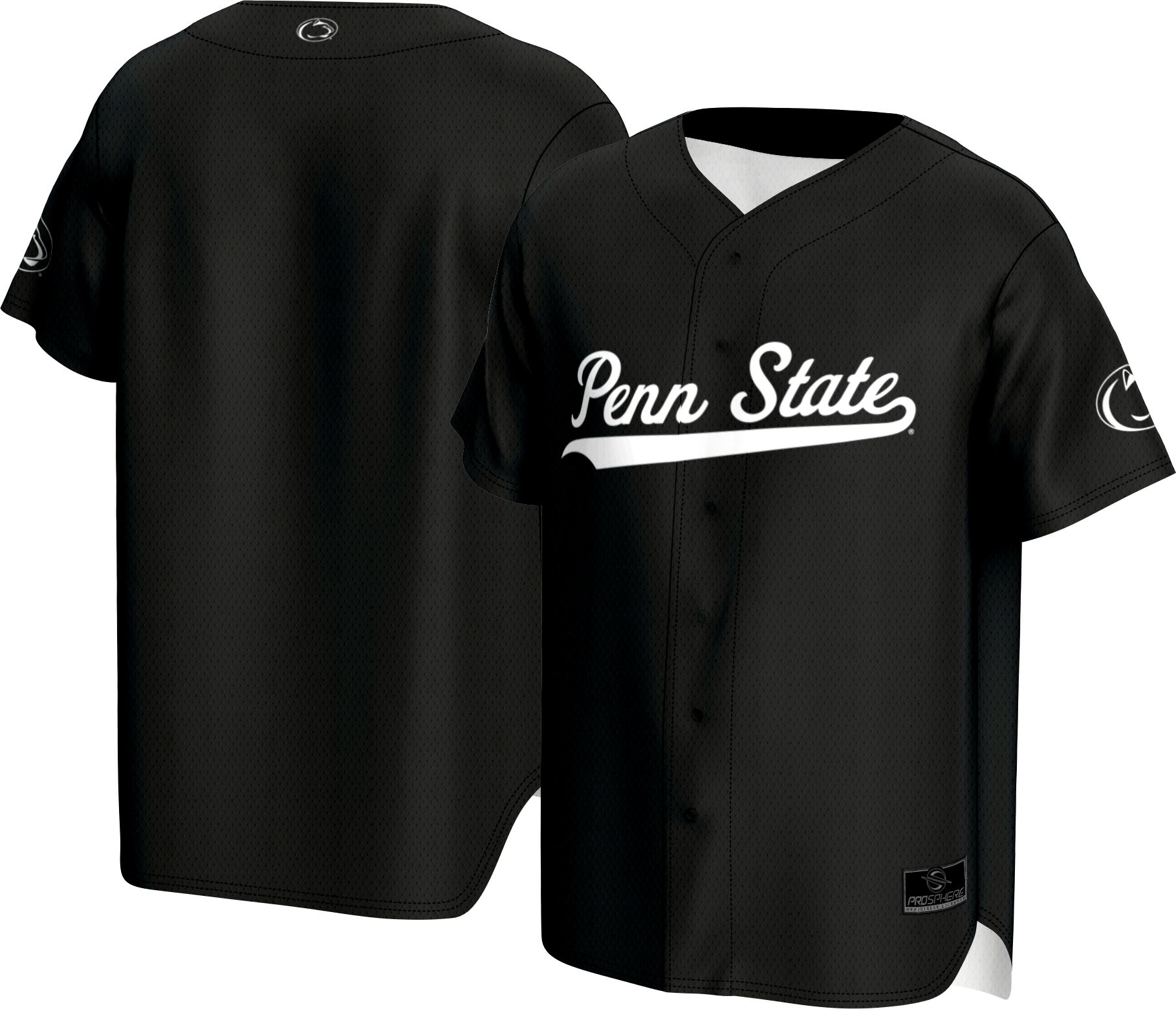 ProSphere Youth Penn State Nittany Lions Black/White Baseball Jersey product image