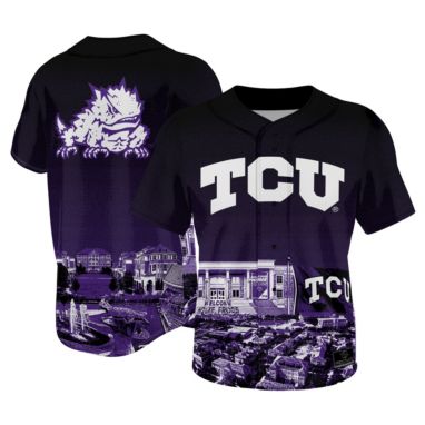 sorry, ProSphere Youth TCU Horned Frogs Purple Campus Local Baseball Jersey is currently out of stock