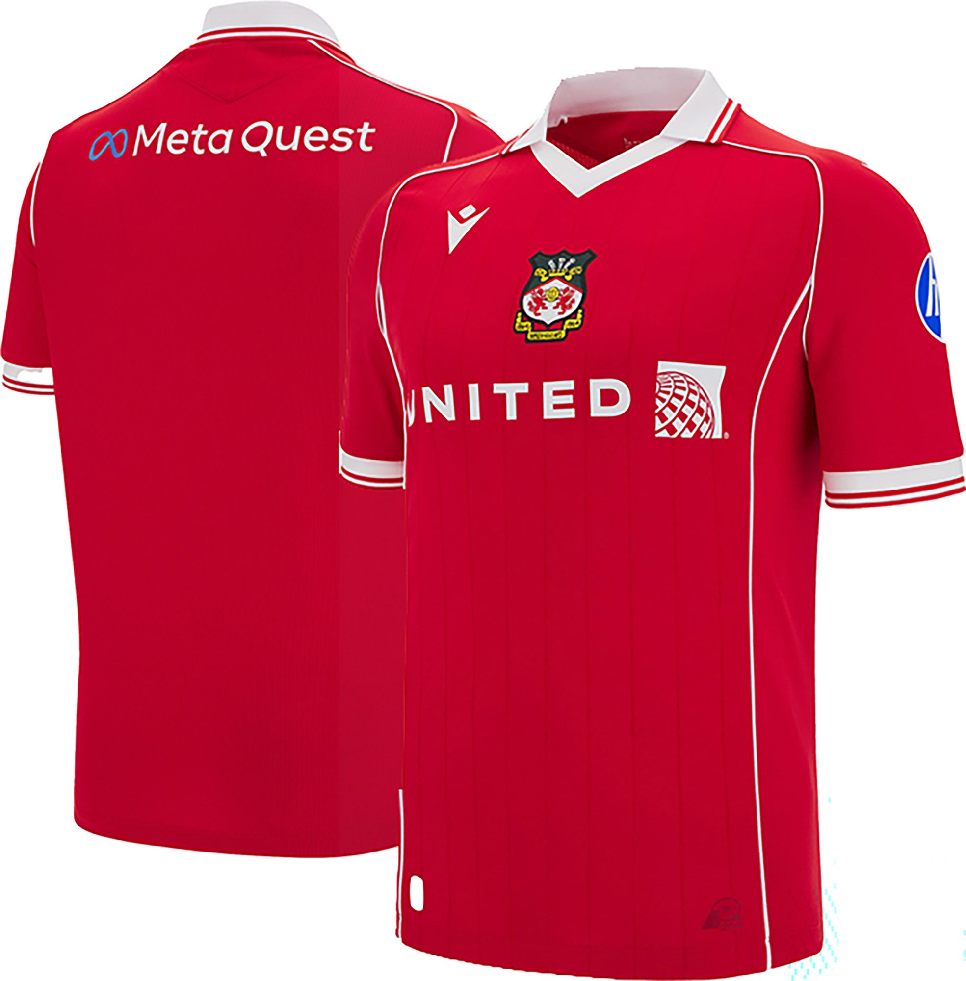 Macron Adult Wrexham 2025 Red Home Authentic Jersey product image