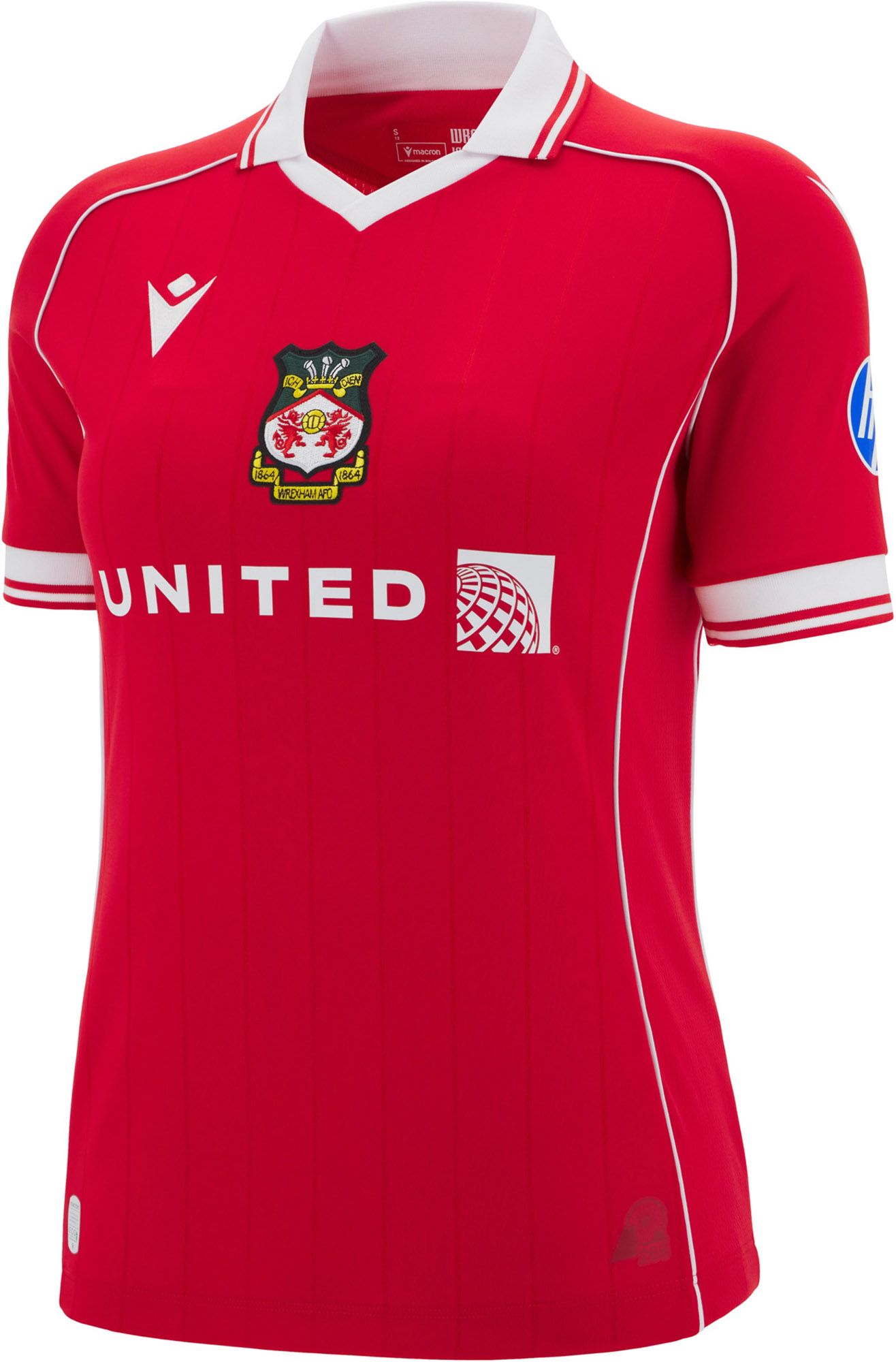 Macron Women's Wrexham 2025 Red Authentic Home Jersey product image