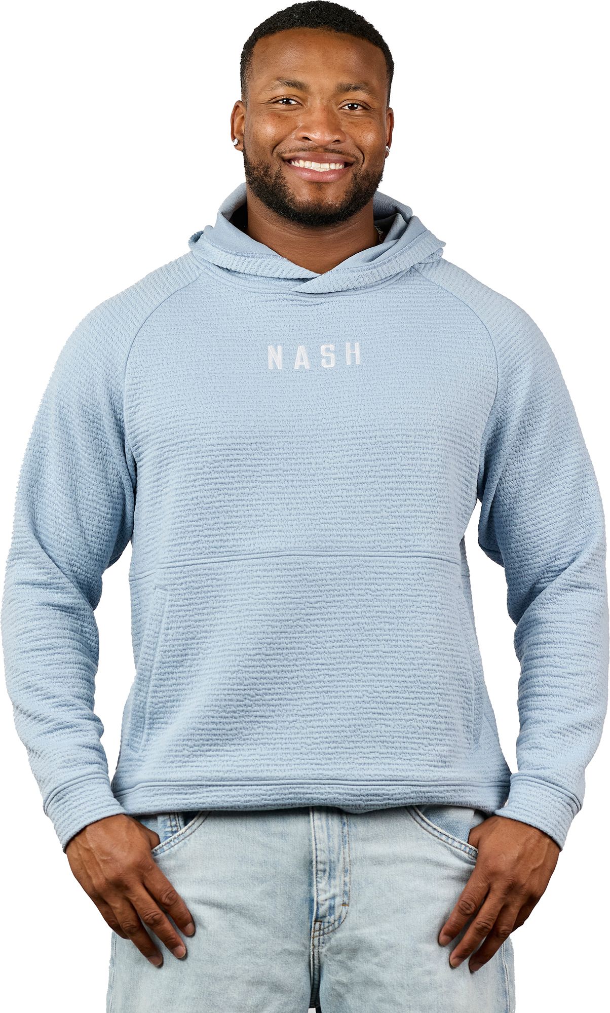 Nash Adult Center Recovery Dusty Blue Pullover Hoodie product image