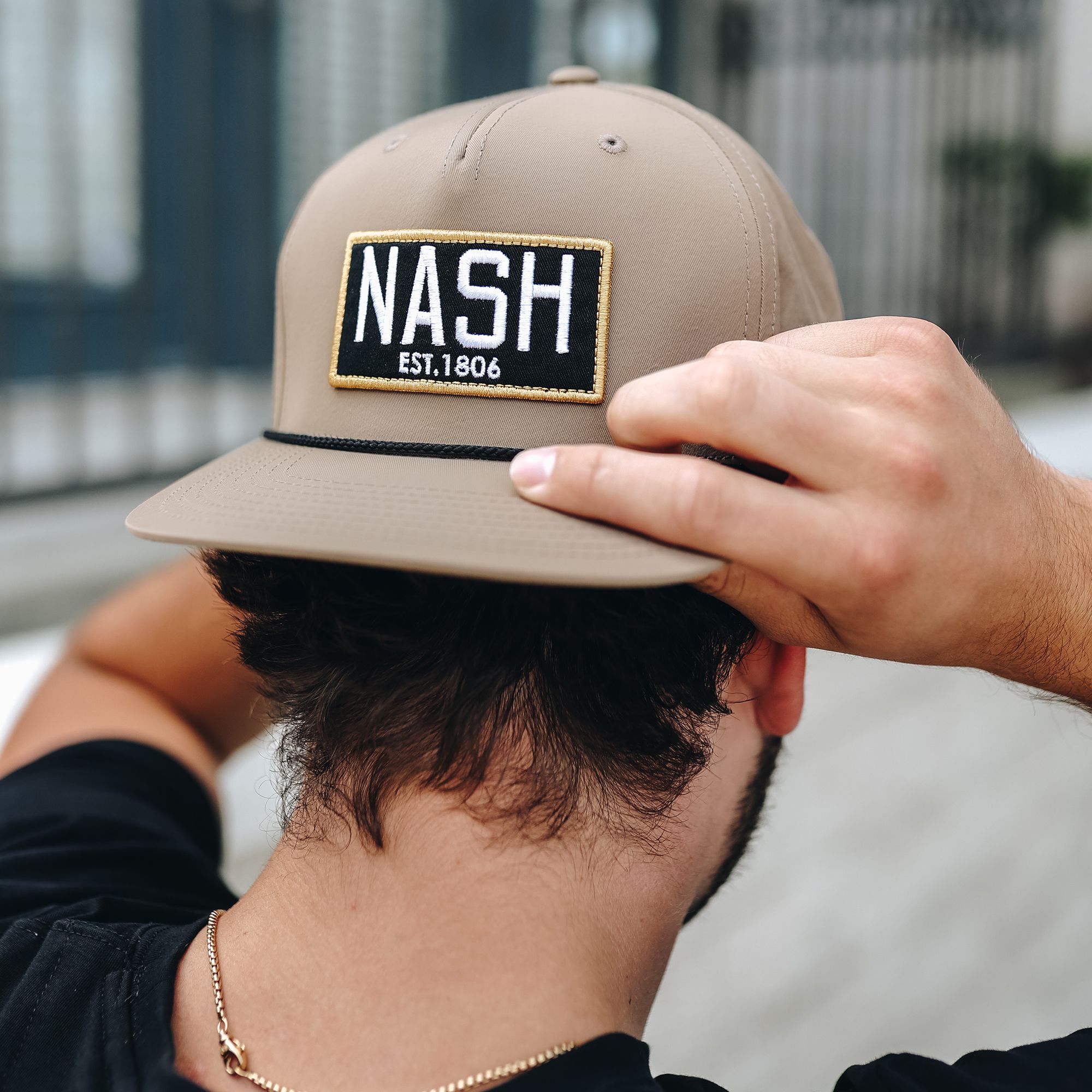 Nash Adult Nashville Mocha Summit Rope Snapback Hat product image
