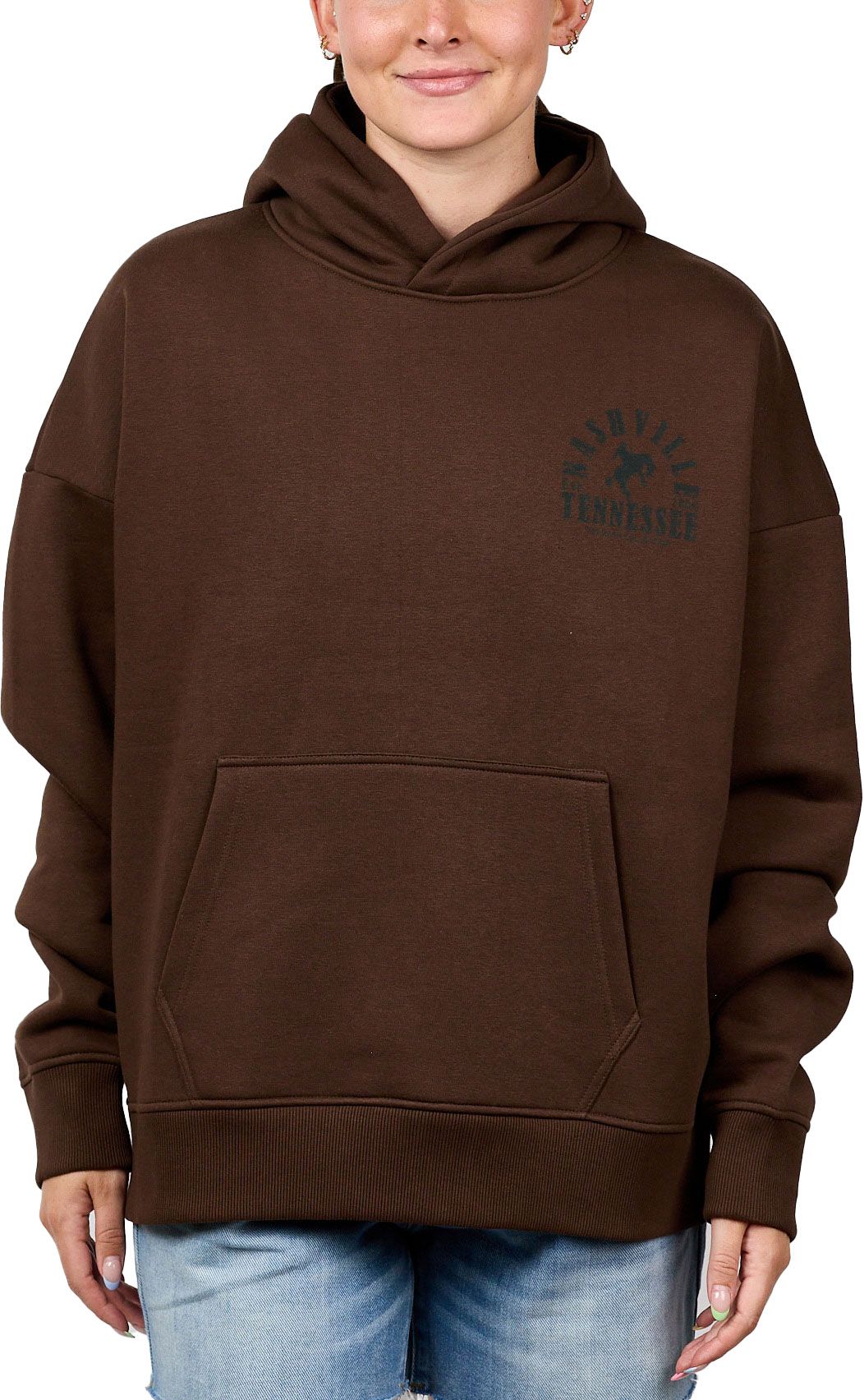 Nash Adult Nashville Chocolate Rodeo Oversized Pullover Hoodie product image
