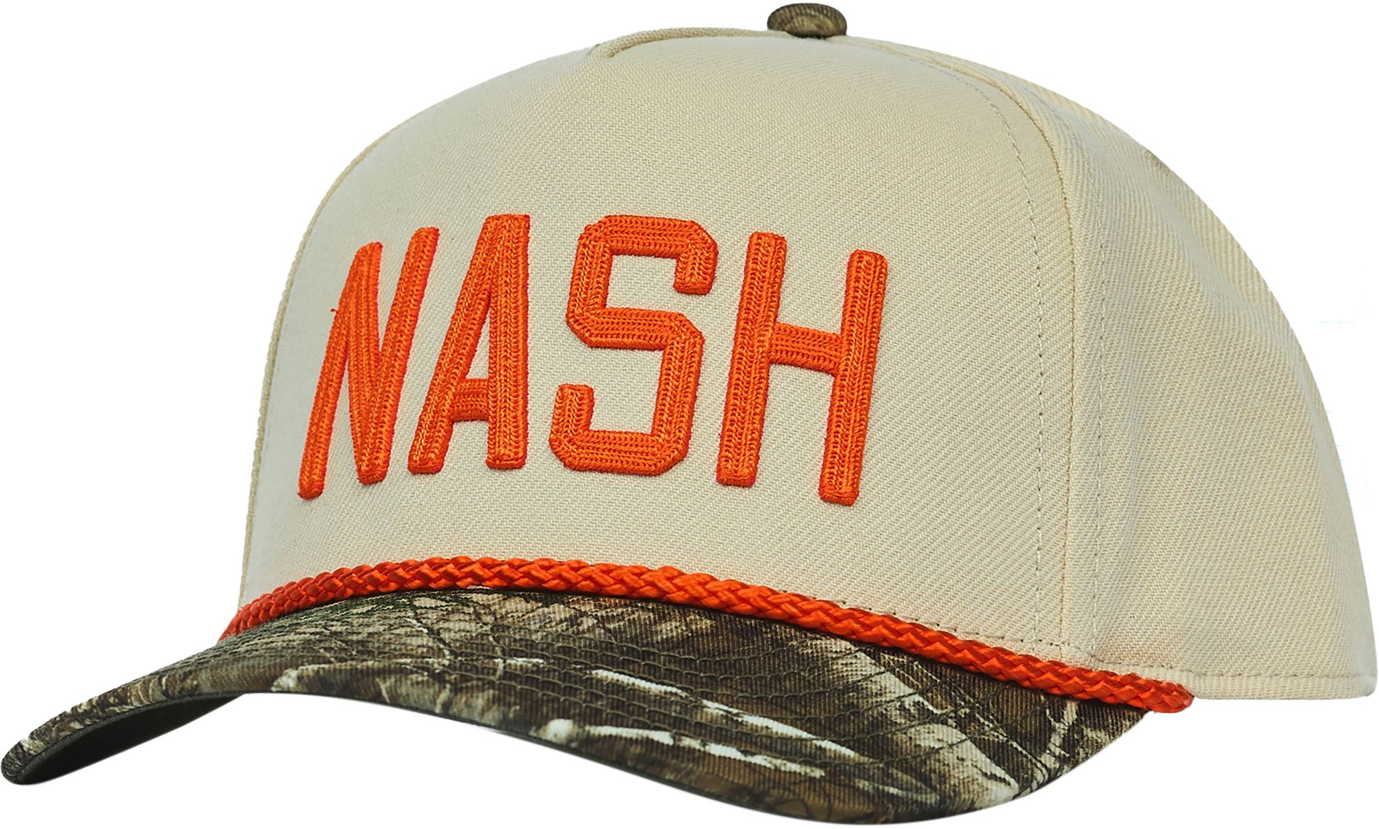 Nash Adult Nashville Camo and Orange Legacy Snapback product image
