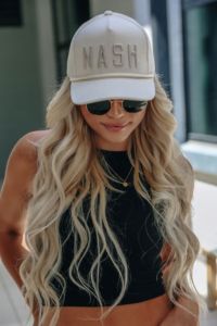 Nash Adult Nashville Cream Corduroy Snapback Adjustable Hat