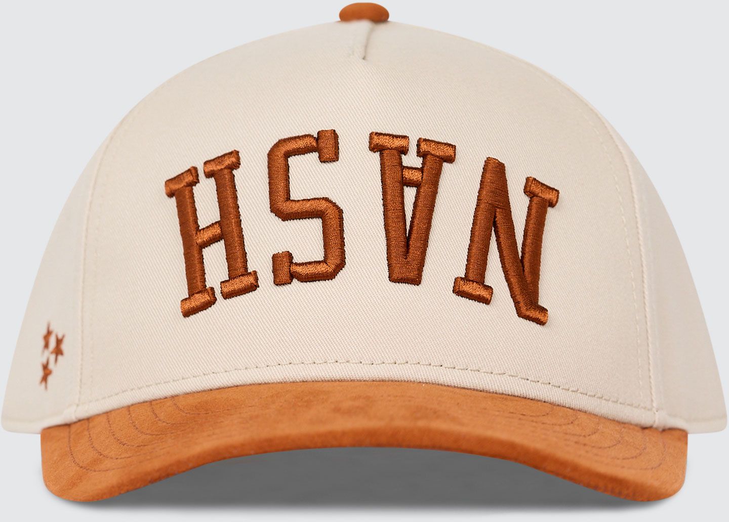 Nash Adult Nashville Caramel Upside Down Suede Snapback Hat product image