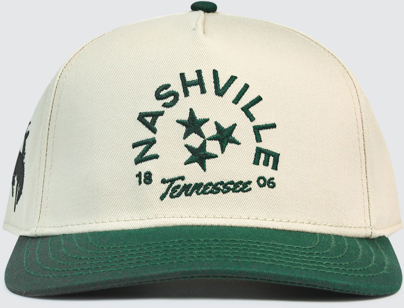 Nash Adult Nashville Smoke Grey Arch Tristar Snapback Hat product image