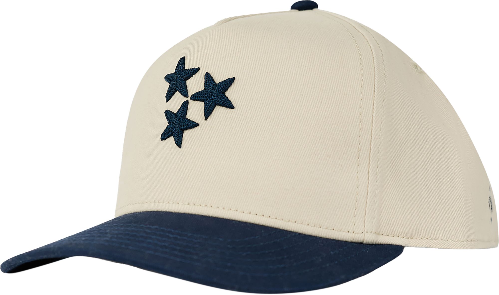 Nash Adult Nashville Navy/Cream 3 Star Chain Stich Snapback Hat product image
