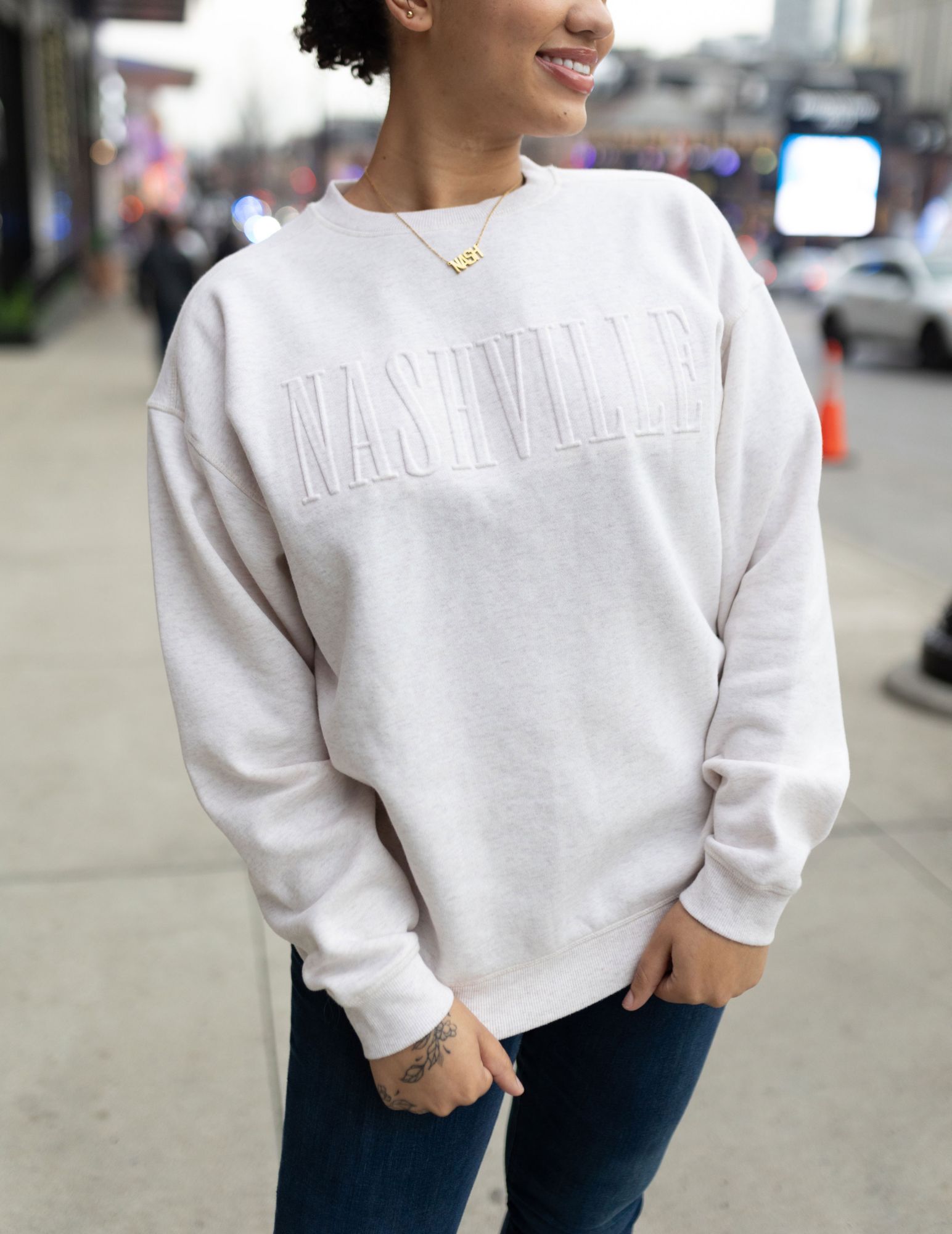 Nash Unisex Nashville Cream Iconic Crewneck Sweatshirt product image