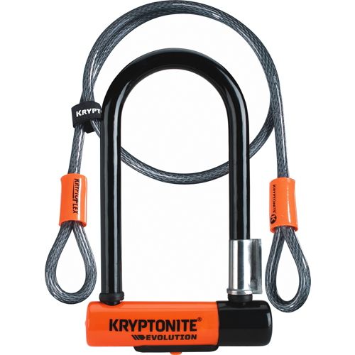 Supreme KRYPTONITE 鍵 ユー字ロック× 施錠用ワイヤー セット Kryptonite Kryptolok Standard U-Lock with Cable | Dick's Sporting