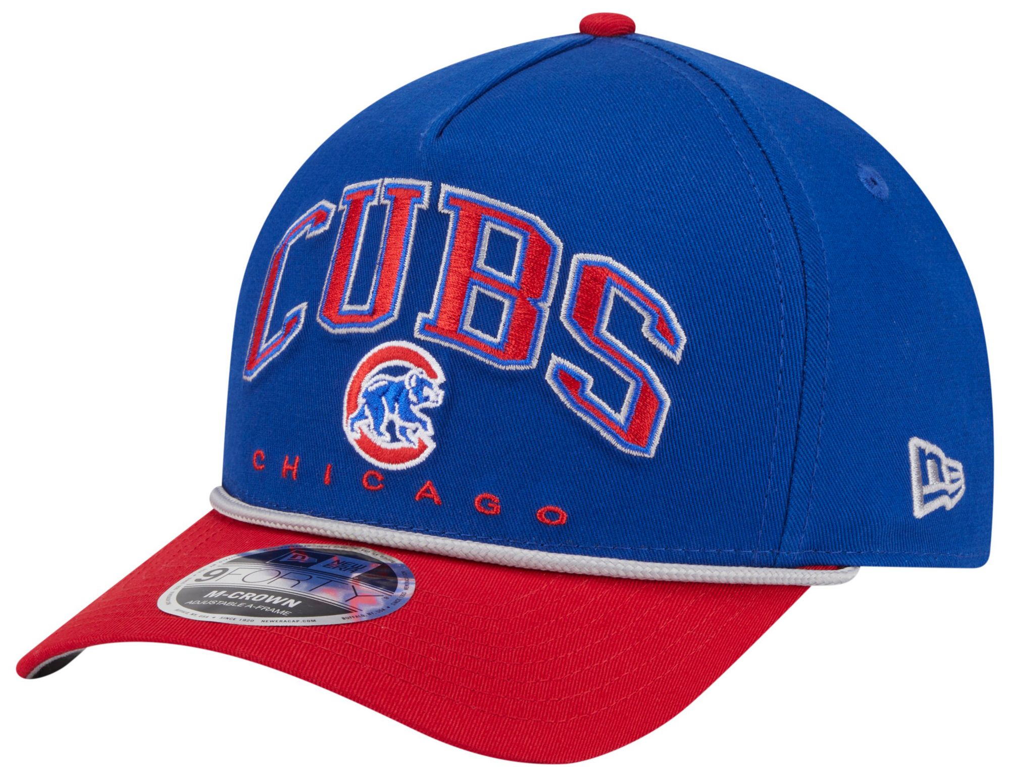 New Era Adult Chicago Cubs Blue Arch Meduim Crown 9Forty Adjustable Hat product image