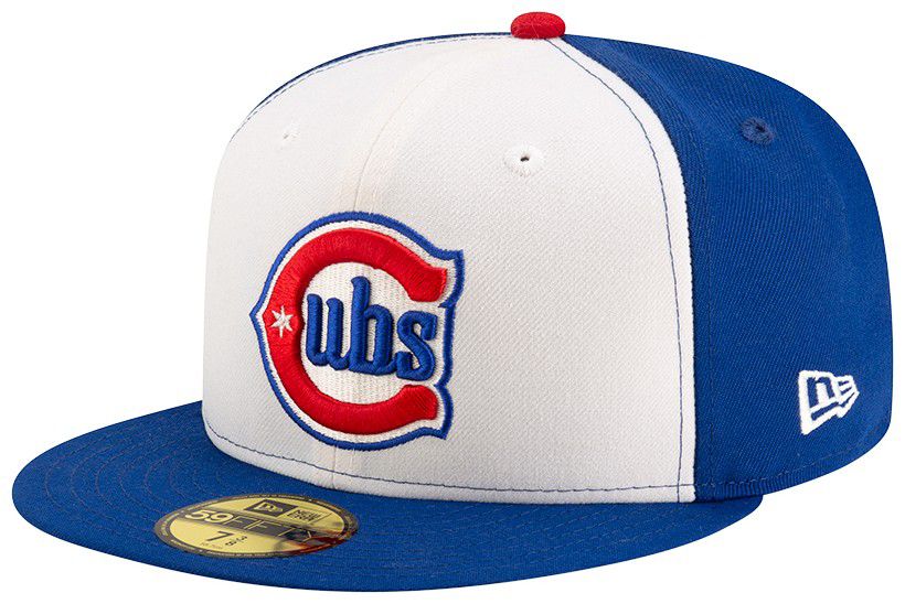 New Era Adult Chicago Cubs White Alternate Logo Performance Fitted Hat product image