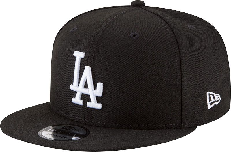 New Era Adult Los Angeles Dodgers Black Basic 9Fifty Adjustable Hat product image