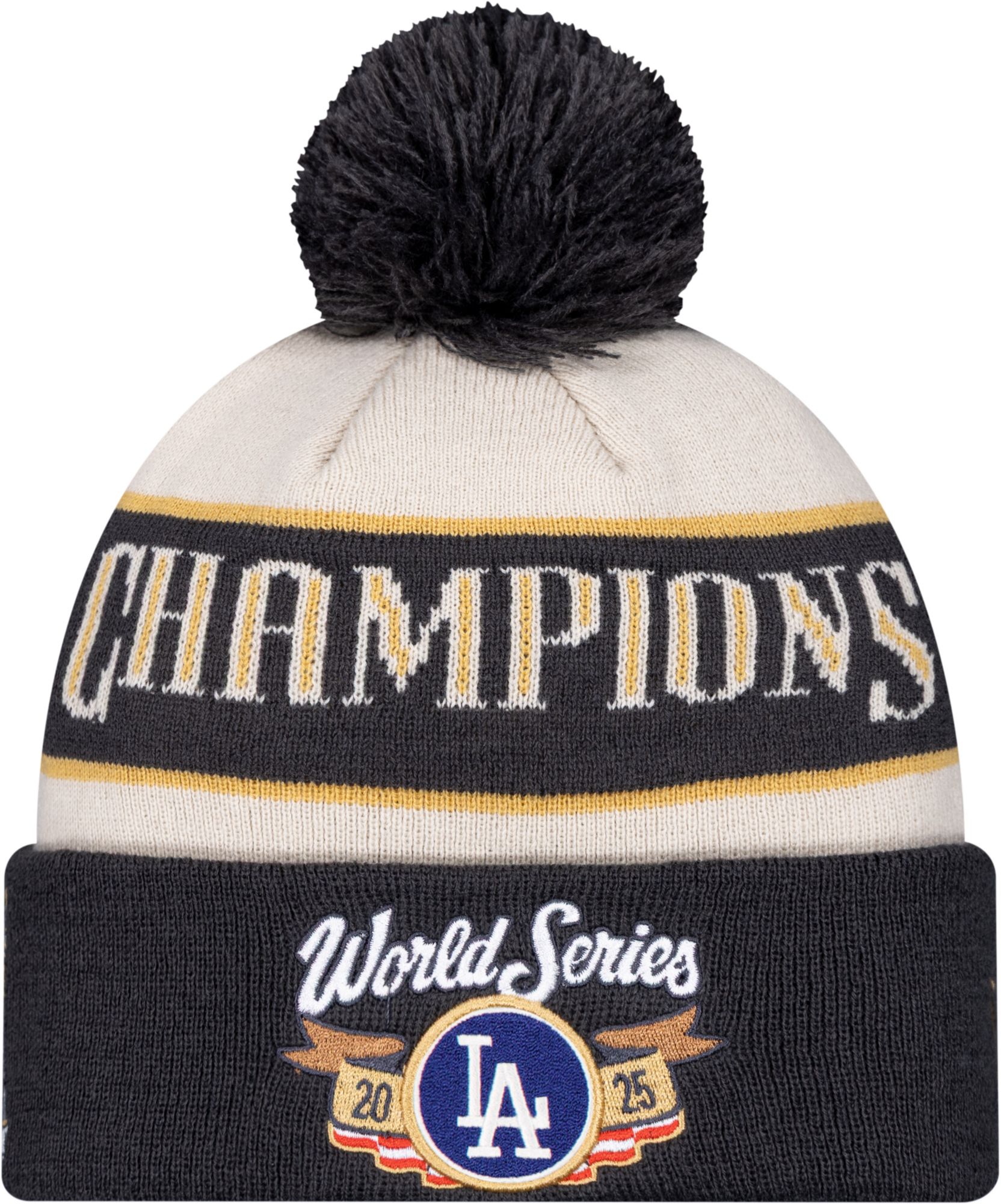 New Era Adult Los Angeles Dodgers 2025 World Series Champions Locker Room Knit Beanie product image