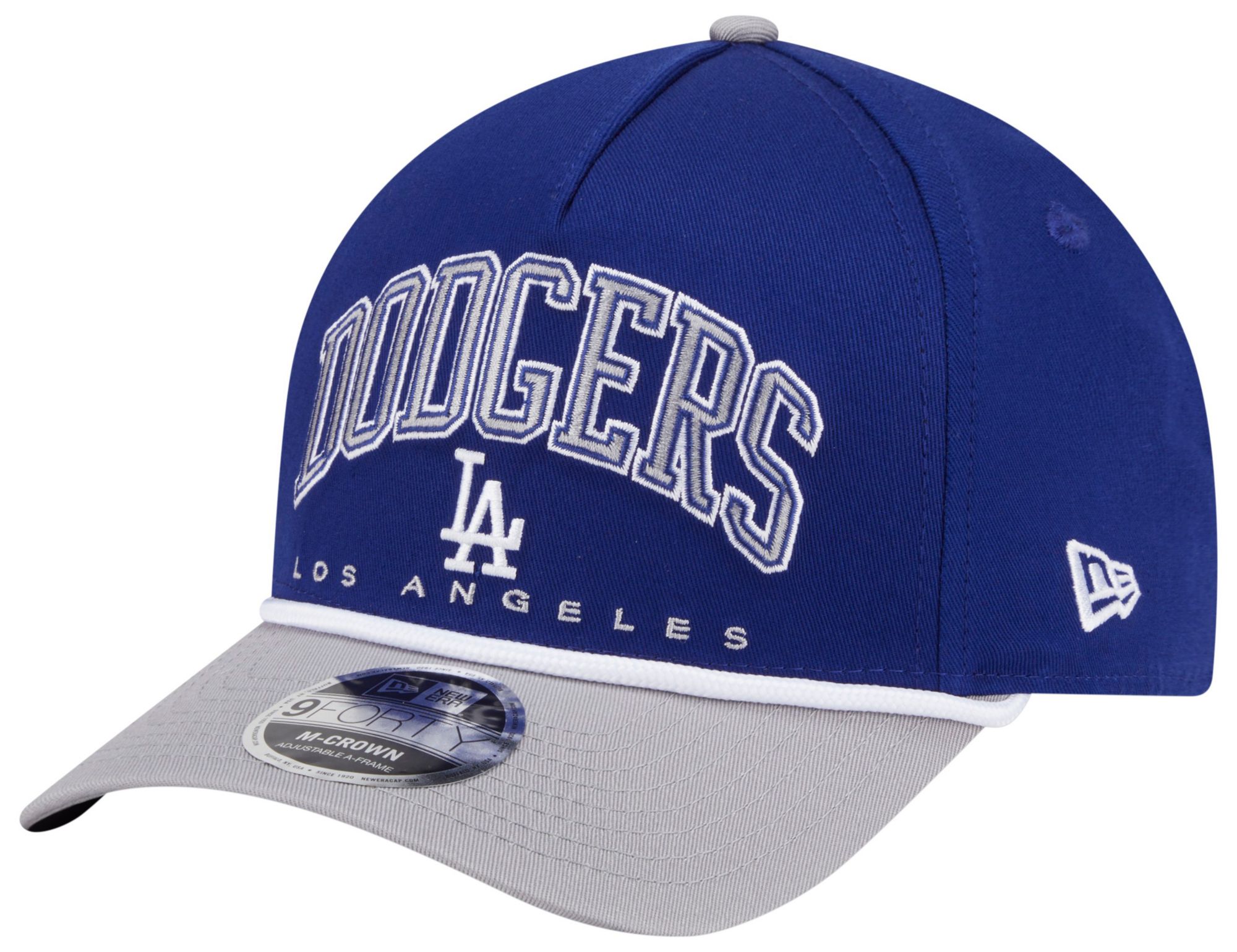 New Era Adult Los Angeles Dodgers Royal Arch Meduim Crown 9Forty Adjustable Hat product image