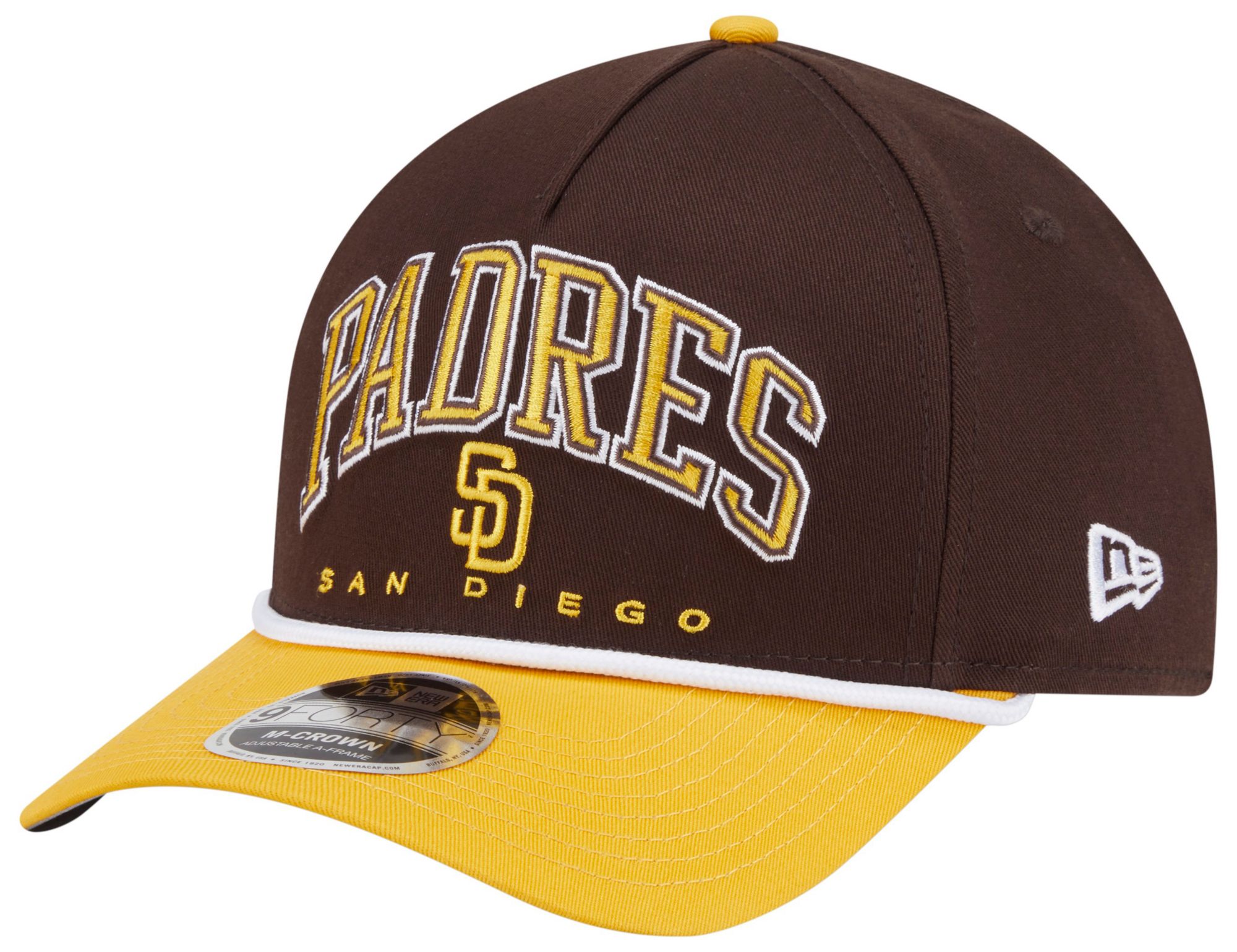 New Era Adult San Diego Padres Brown Arch Meduim Crown 9Forty Adjustable Hat product image
