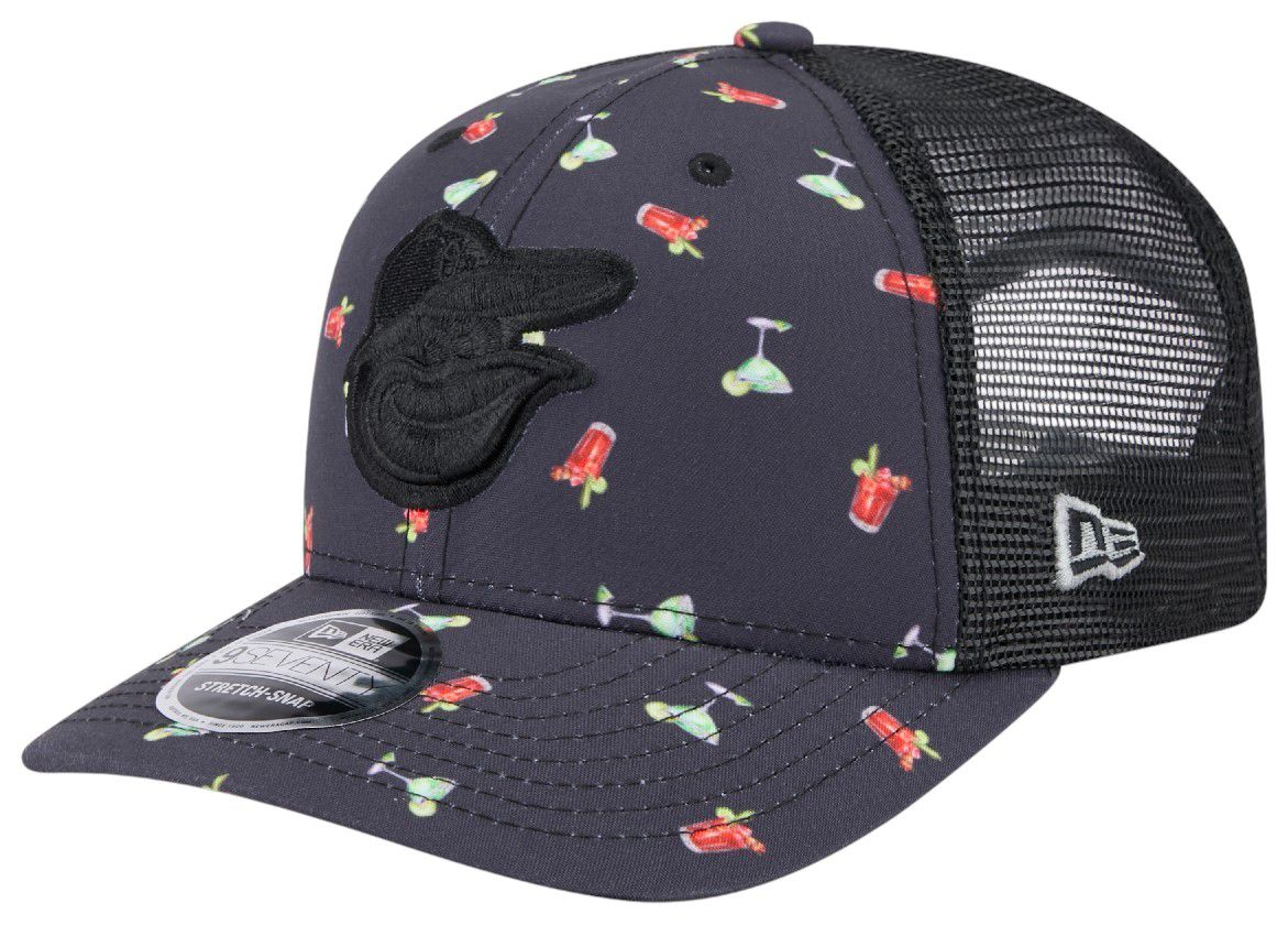 New Era Adult Baltimore Orioles Black Pattern 9Seventy Adjustable Hat product image