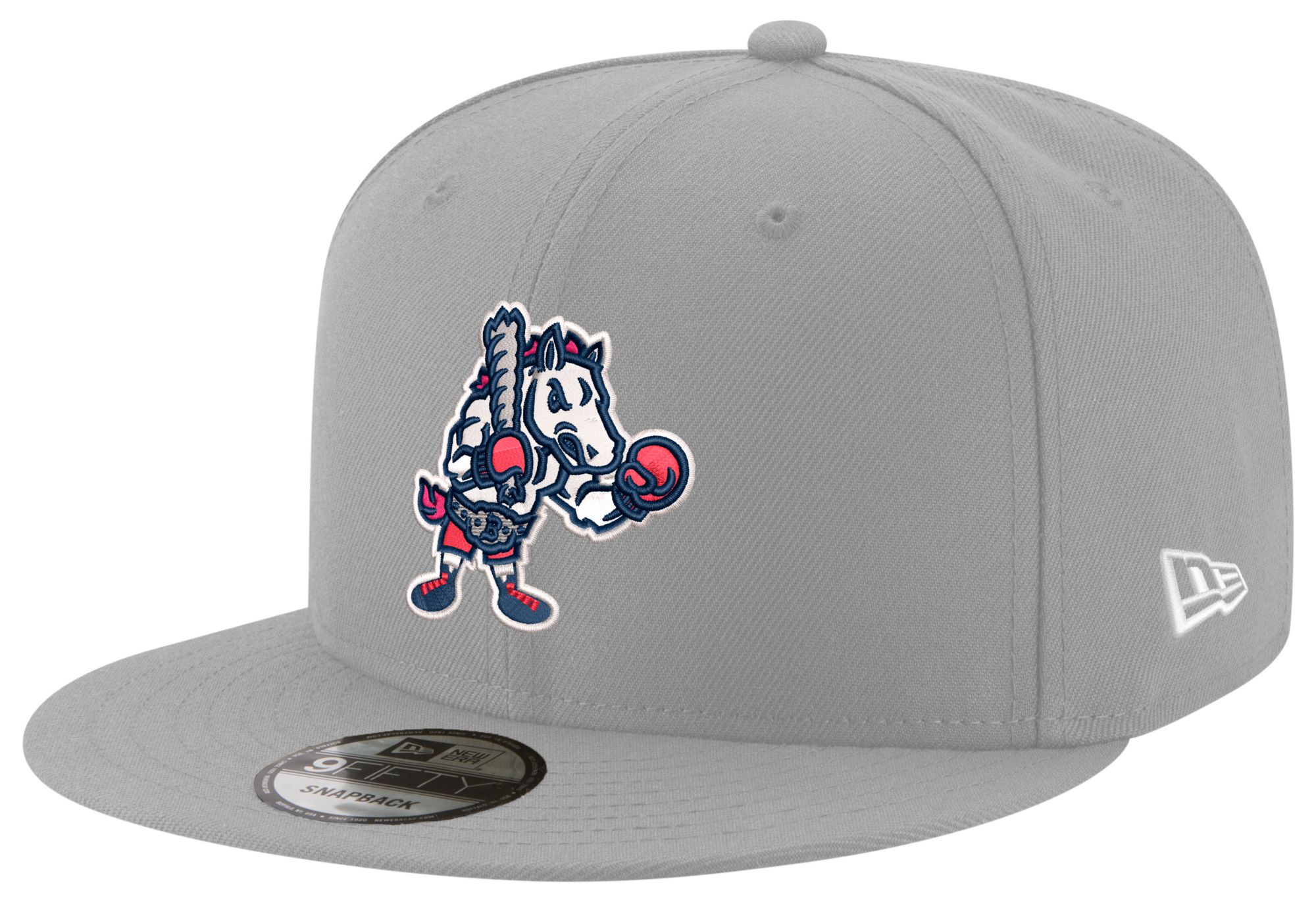 New Era Adult Binghamton Rumble Ponies Grey Alternate 9Fifty Hat product image