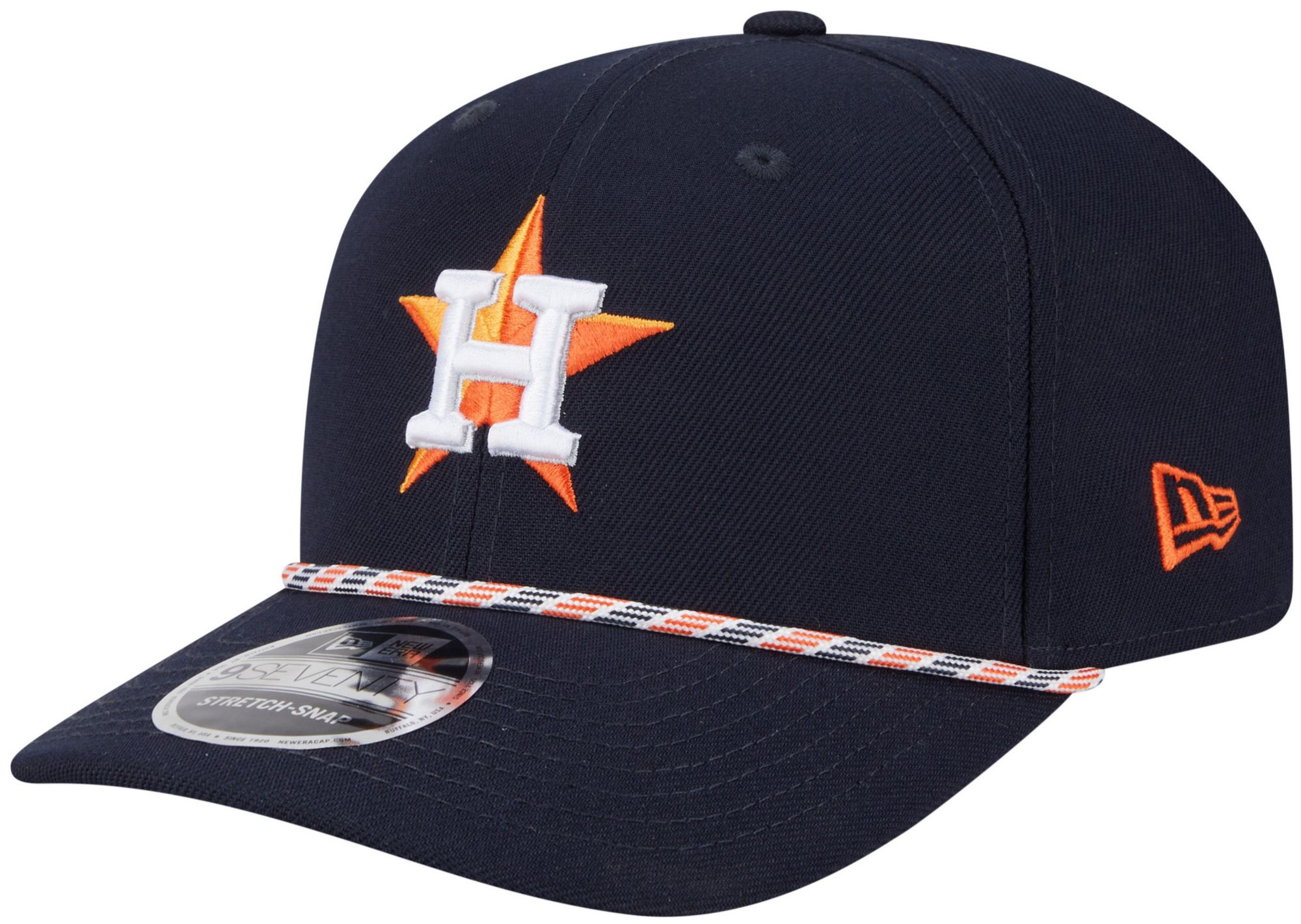New Era Adult Houston Astros Navy Multi Rope 9Seventy Adjustable Stretch-Snap Hat product image