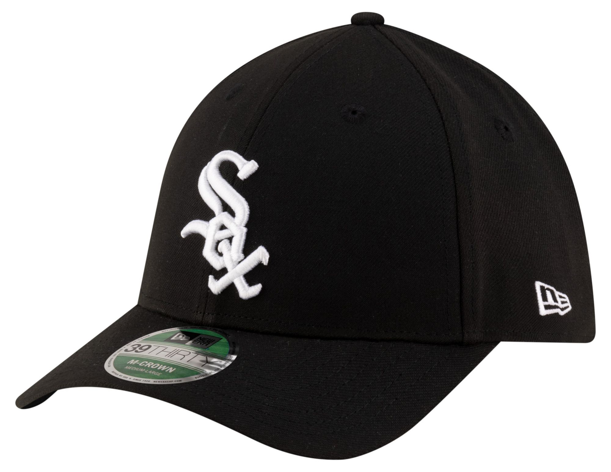New Era Adult Chicago White Sox Black Game 39Thirty Replica Player Hat product image
