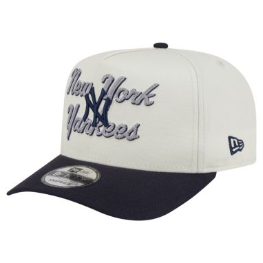 sorry, New Era Adult New York Yankees White Chainstitch 9Fifty A-Frame Adjustable Hat is currently out of stock
