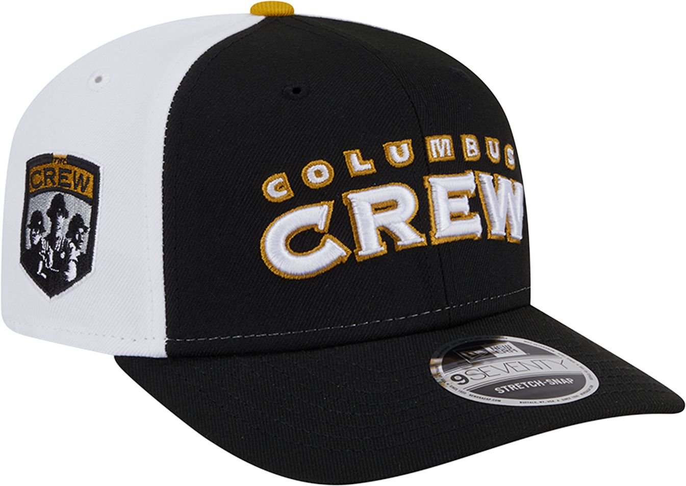 New Era Adult Columbus Crew Black Jersey Hook Third 9Seventy Adjustable Stretch-Snap Hat product image