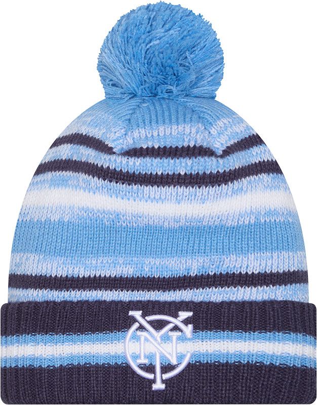 New Era Adult New York City FC Light Blue Team Logo 25 Cheer Knit Hat product image