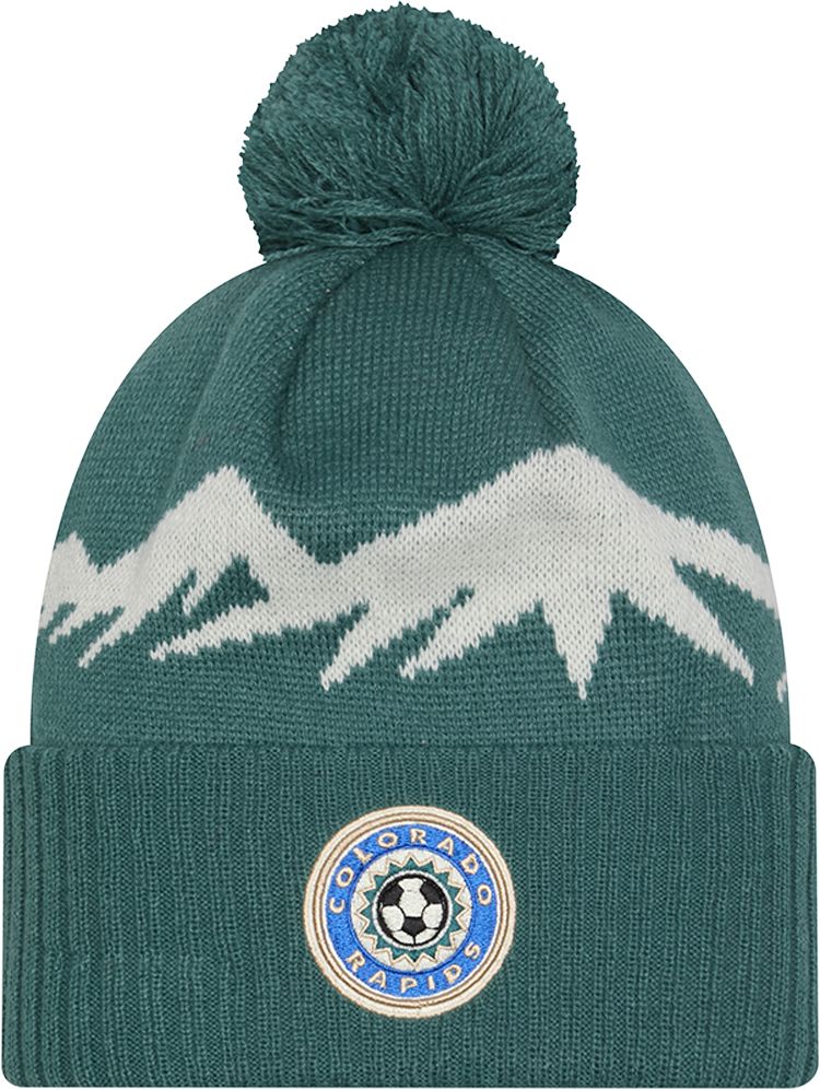 New Era Adult Colorado Rapids 2025 Green Jersey Hook Third Pom Beanie product image