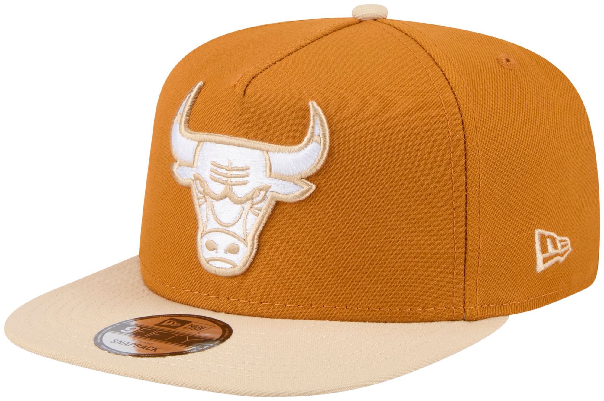 New Era Adult Chicago Bulls Brown Two Tone 9Fifty A-Frame Adjustable Hat product image