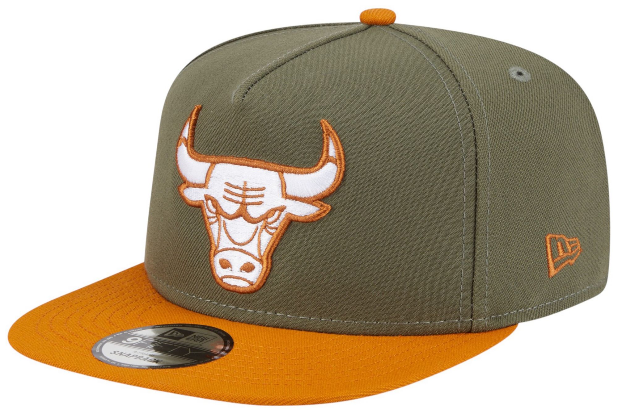 New Era Adult Chicago Bulls Green Two Tone 9Fifty A-Frame Adjustable Hat product image