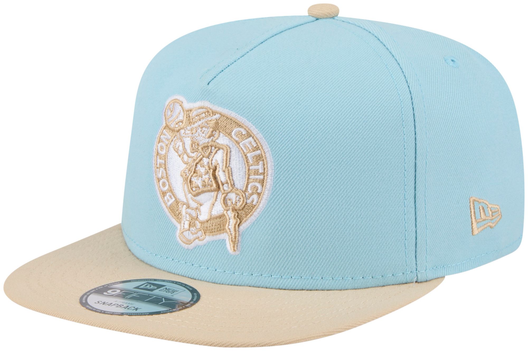 New Era Adult Boston Celtics Blue Two Tone 9Fifty A-Frame Adjustable Hat product image