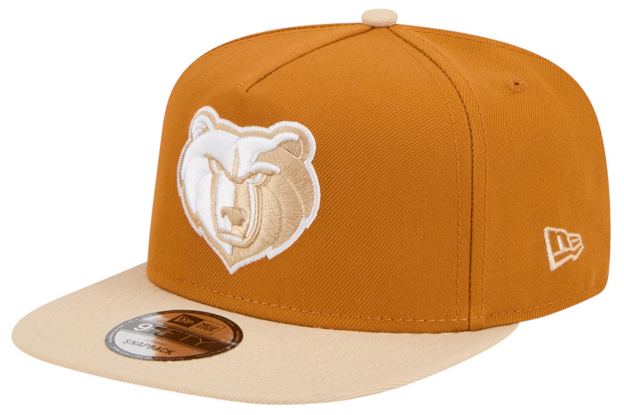 New Era Adult Memphis Grizzlies Brown Two Tone 9Fifty A-Frame Adjustable Hat product image